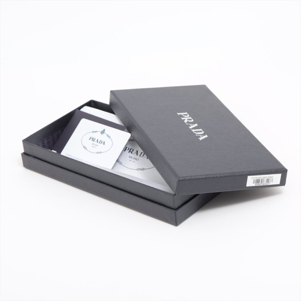 SOLD OUT Prada Saffiano Metal 1ML506 Leather Round-Zip-Wallet Pink - Picture 2 of 9
